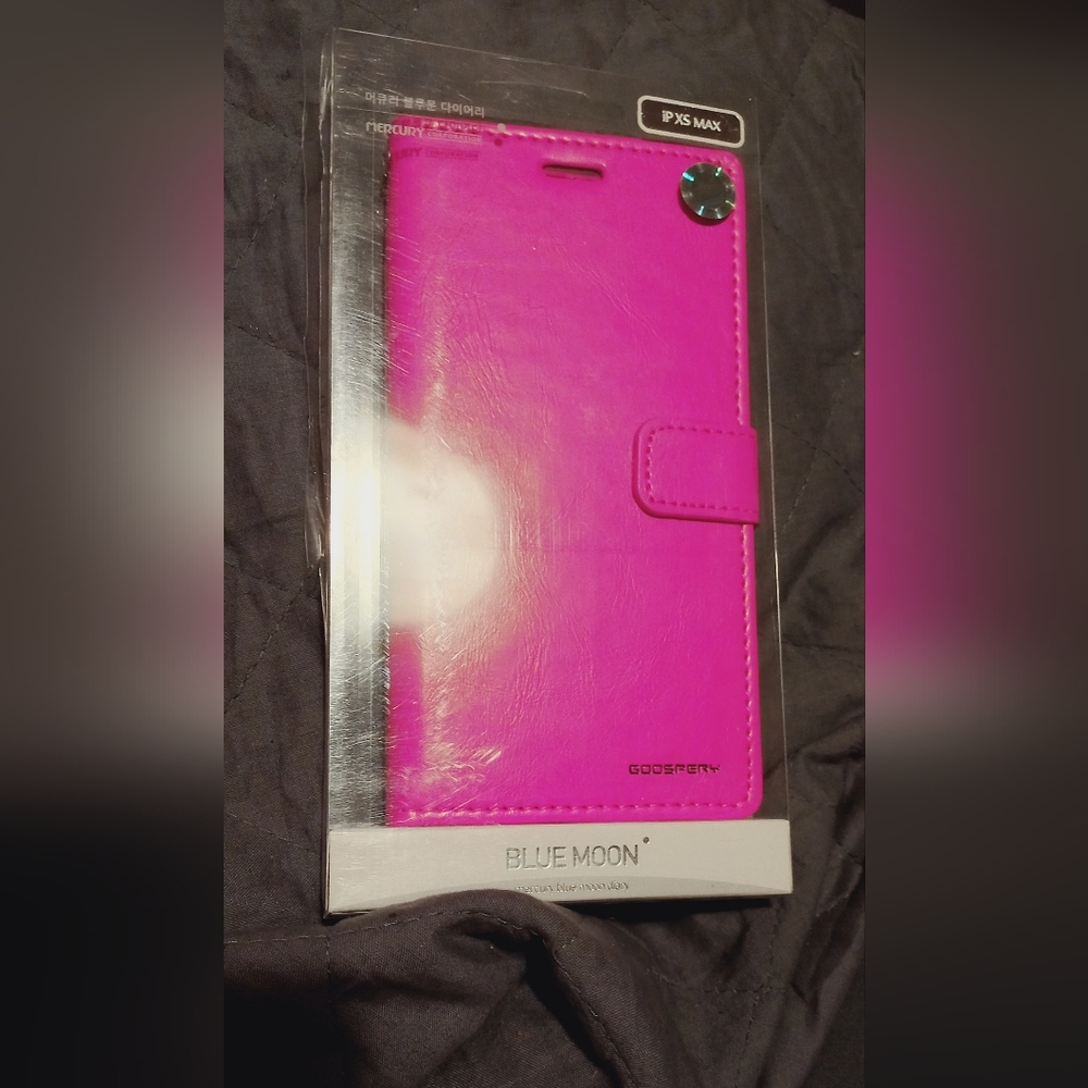 iPhone XS MAX Goospery Pink Wallet Phone Case